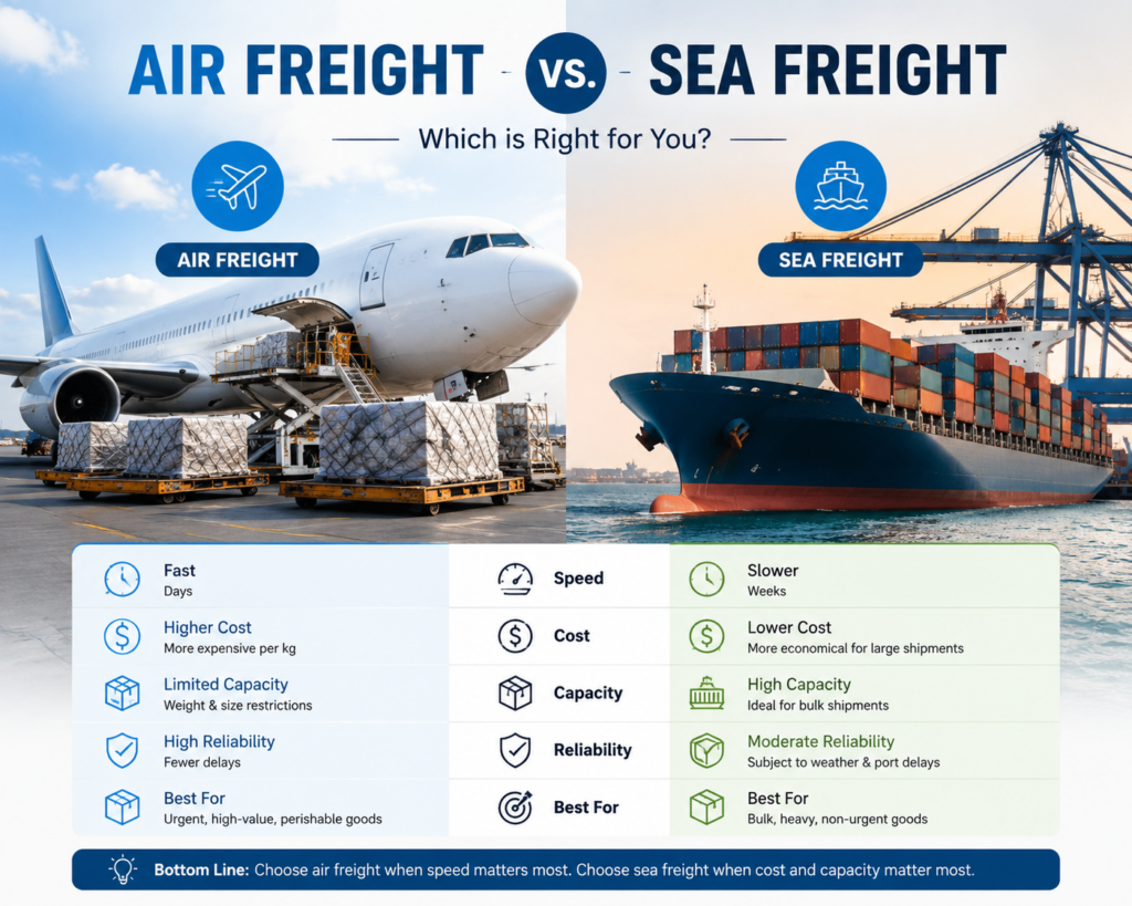 Air vs Sea Freight