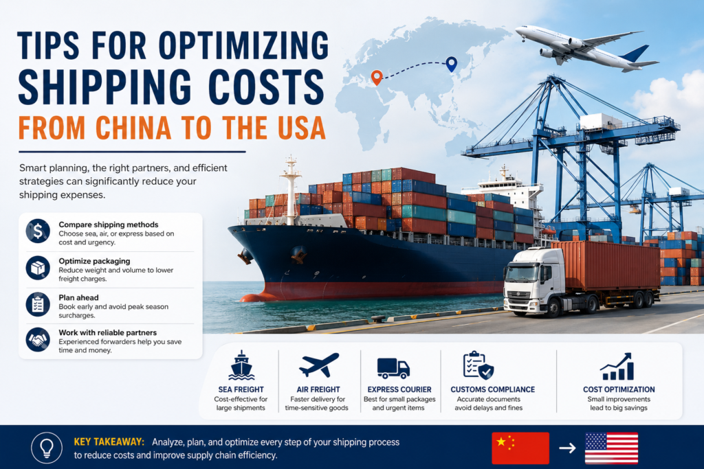 China to USA Shipping Cost