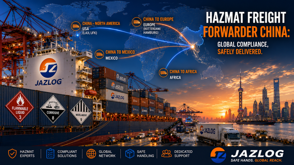 hazmat freight forwarder in china