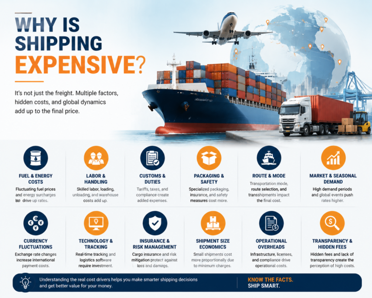 why shipping expensive