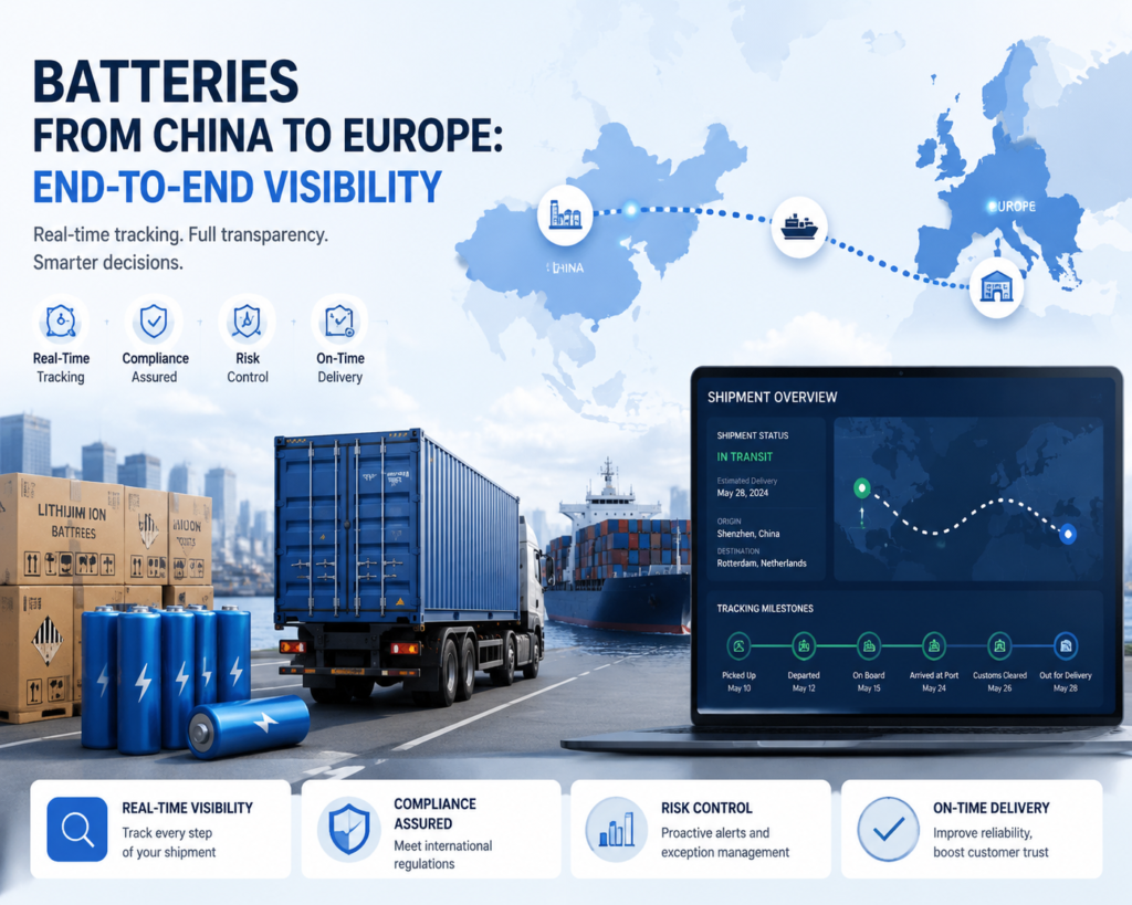 Batteries from China to Europe