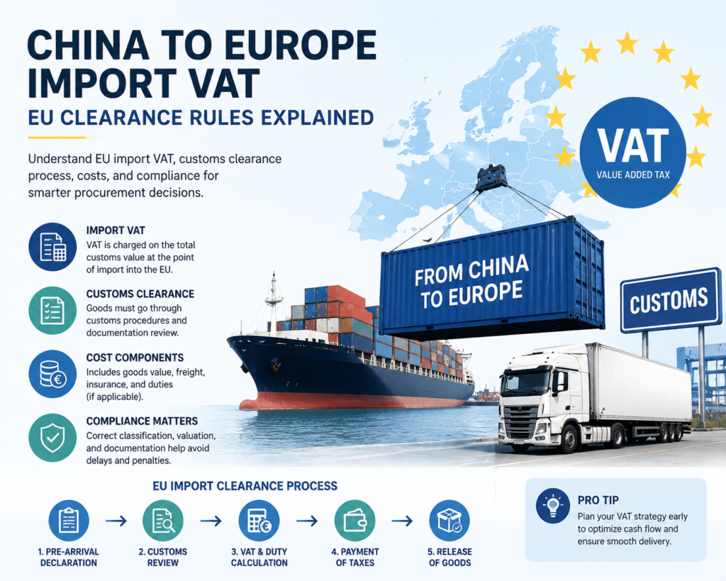 China to Europe import VAT