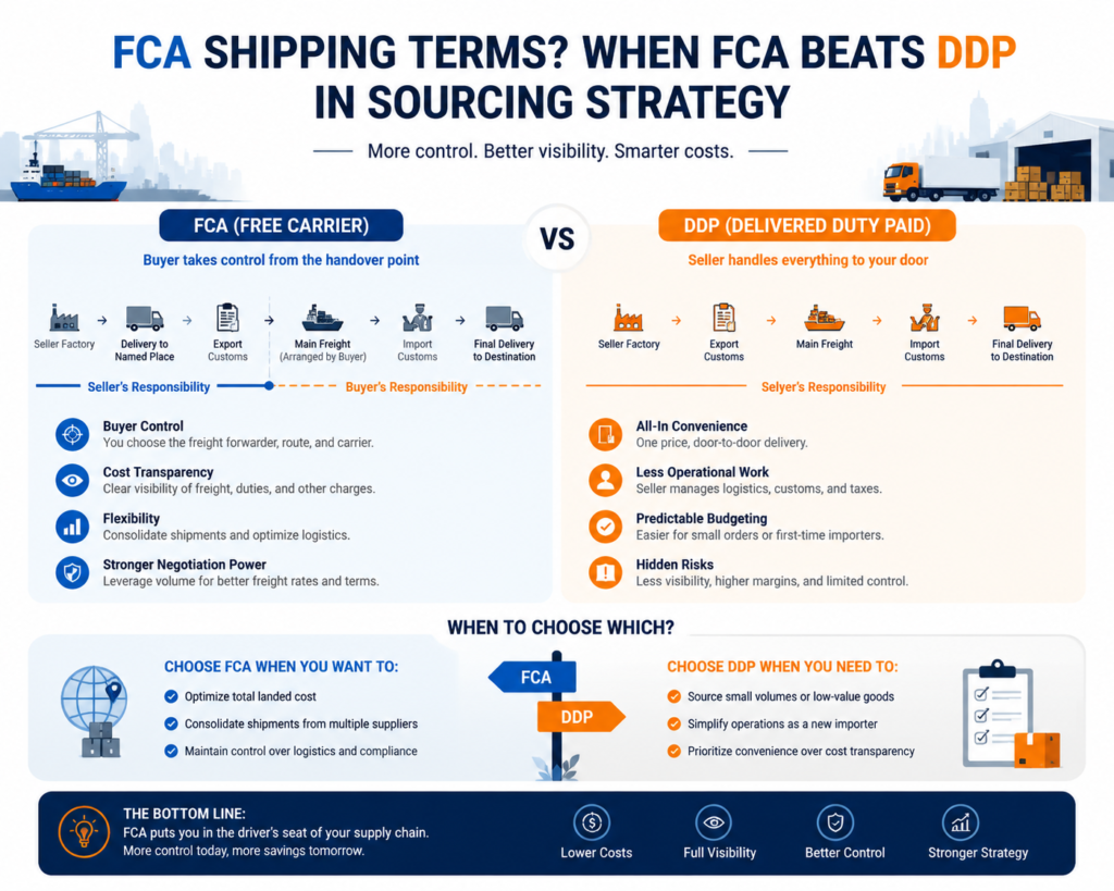 FCA shipping terms