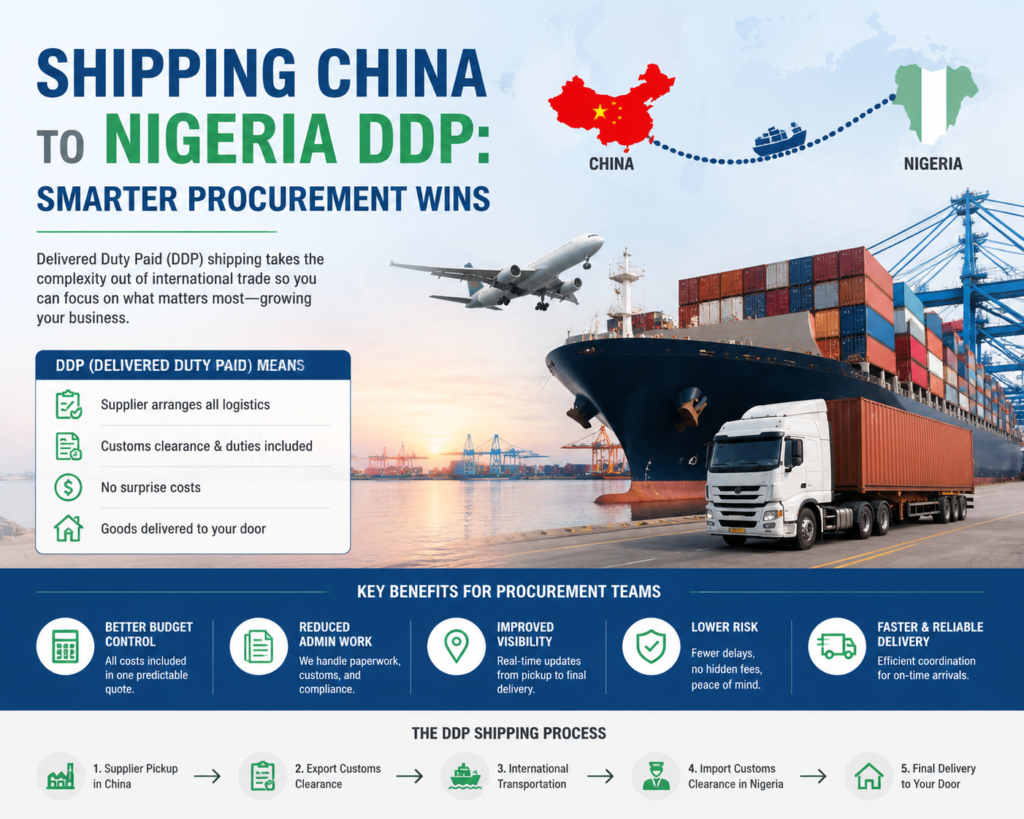 shipping China to Nigeria DDP